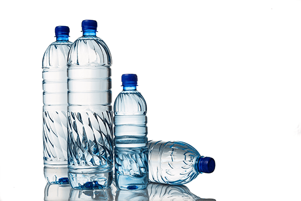 Botella para agua de pet